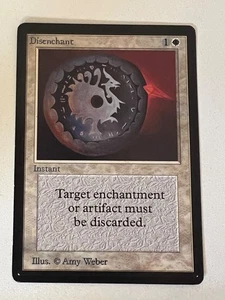 Magic the Gathering MTG Beta Disenchant LP (Beta Bob) - Picture 1 of 2