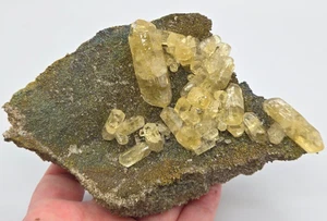 +++ CALCITE, CHALCOPYRITE, DOLOMITE SWEETWATER MINE, REYNOLDS CO., MISSOURI +++ - Picture 1 of 9