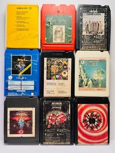 8 Spur Tonband Konvolut Sonny Cher Boston Bad Company Uriah Heep Foreigner 9 Bänder - Bild 1 von 16