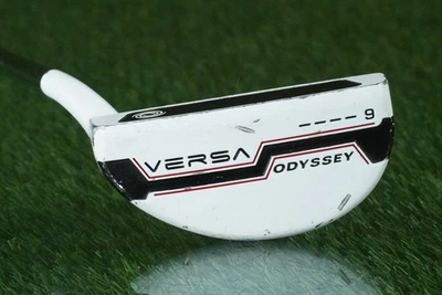 ODYSSEY VERSA 9 PUTTER WHITE-BLACK MID-MALLET 38" BROOMSTICK BELLY / ARM LOCK LH - Image 1 of 4