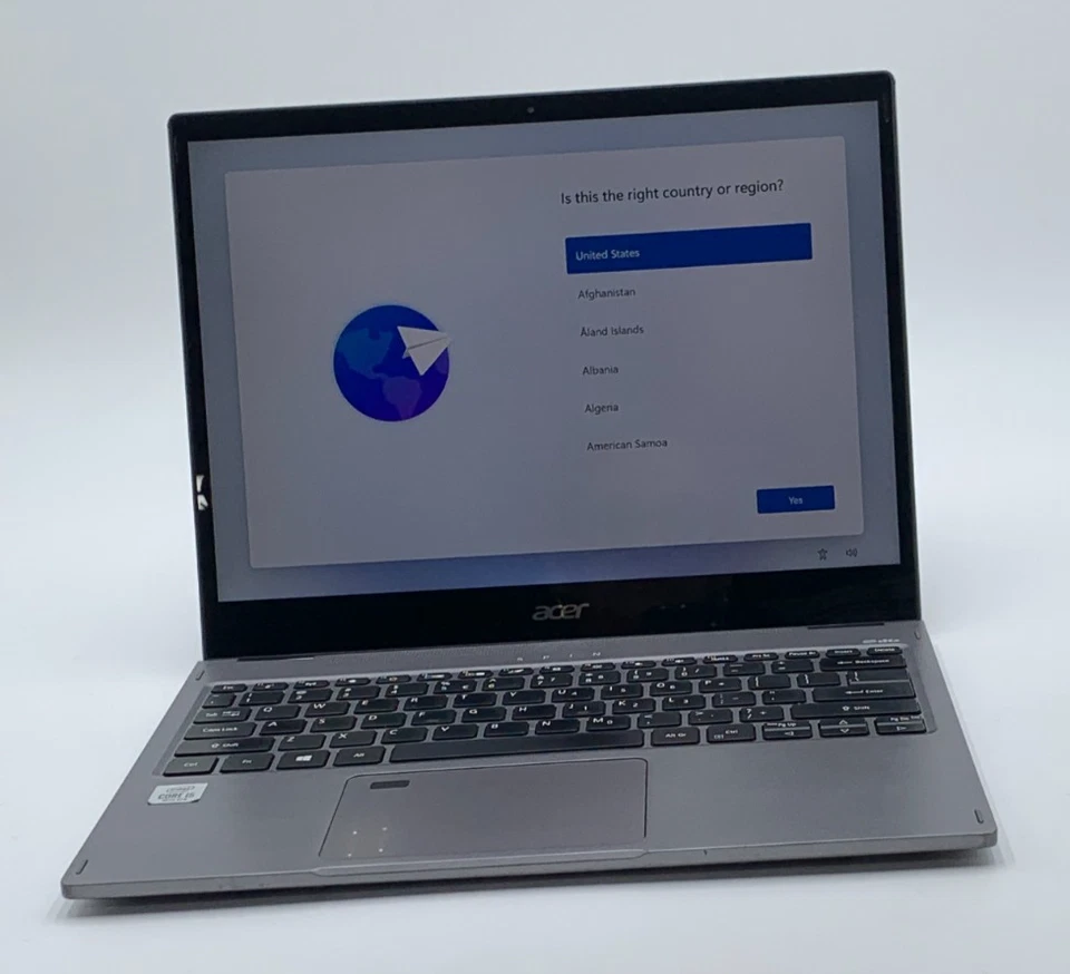 Acer Spin 5 14" 2020 i5-1035G4 1.1GHz 250GB SSD 8GB DDR4 Gris Justo/Abolladura/Mancha Foto 1 de 4