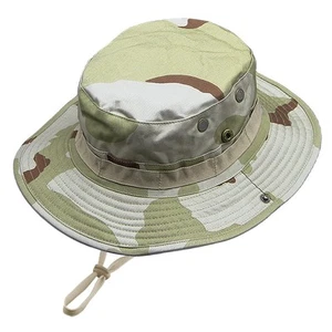 Wide Brim Boonie Hat for Men Women,UV Protection Sun Cap Top Camo Bucket Hats... - Picture 1 of 6