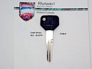 Key Blank for Vintage Alfa Romeo Milano 1987-1989 (see code series) FT48-P - Bild 1 von 2