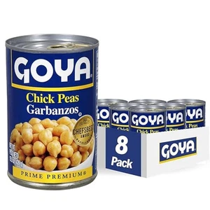 Goya Foods Ceci, Fagioli Garbanzo, 15,5 once (Confezione da 8)  - Foto 1 di 6