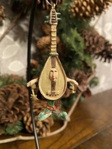 DEPT. 56 Patience Brewster Krinkles Mandoline Lady Mini Ornament Elfe Schuhe - Bild 1 von 2