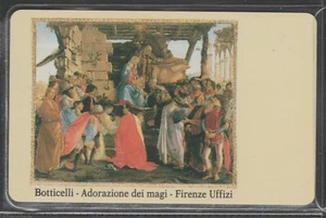 Scheda Telefonica NUOVA £5000 Firenze Uffizi Botticelli ST1P4F30 - Imagen 1 de 2