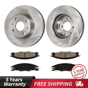 275mm Front Disc Rotors Ceramic Brake Pads for Ford Focus 2008 2009 2010 2011 - Foto 1 di 14