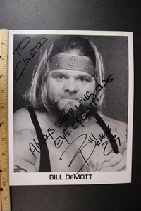 WWF PRO WRESTLER BILL DeMOTT AUTOGRAPH PHOTO~ - Picture 1 of 2
