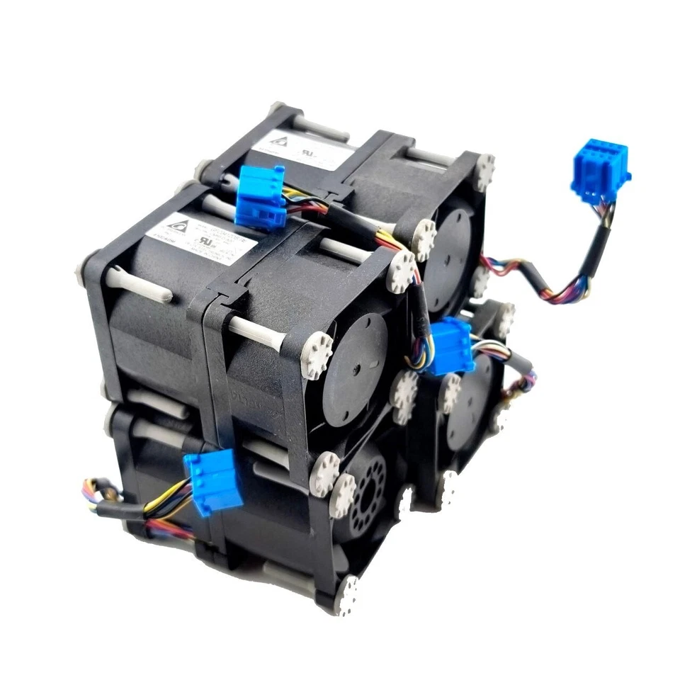 4 x DELL GFC0412DS DP/N 0HR6C0  POWEREDGE R320 R420 R710  SERVER GEHÄUSELÜFTER - Bild 1 von 4