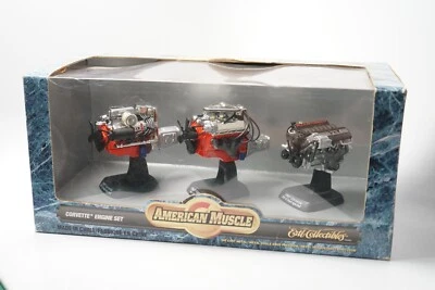 Ertl 7987 1:12 Scale American Muscle 1957, 1967 & 1997 Corvette Engine Set - Image 1 of 4