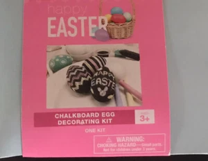 Easter EGG DECORATING Chalkboard KIT KIDS FUN CREATE ART NEW PROJECT BASKET GIFT - Picture 1 of 1
