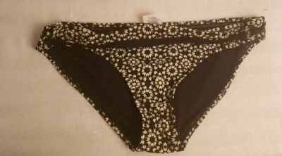 Converse One Star Black White Bikini Swimsuit Bottom sz M NWT   6-25 - Image 1 of 4