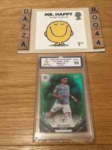 Green Foil Phil Foden Topps Flagship Football Card Jersey Number 47/99 Mgc 10 - Bild 1 von 5