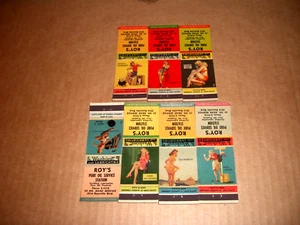 1949 Roy's PURE Gas and Oil Station Matchbook Covers - Picture 1 of 3