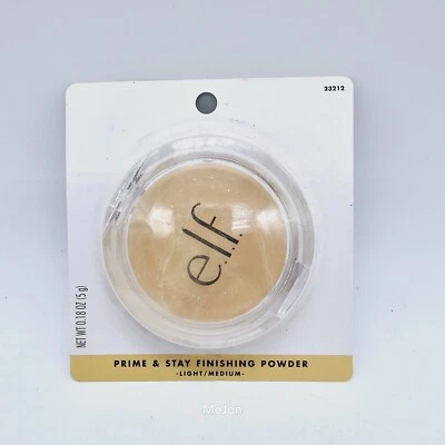 e.l.f. Prime & Stay Finishing Powder, Light/Medium, 0.18 Oz (5g) - Image 1 of 2
