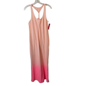 Xhiliration Maxi Knop Yarn Orange Tie-Dye Sleepwear Gown Womens M NWT - Picture 1 of 8