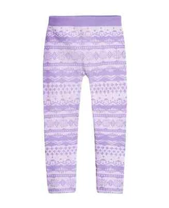 Epic Threads Big Girls Fair Isle Fleece Lined Sweater Legging Violet SZ 6 - Picture 1 of 3