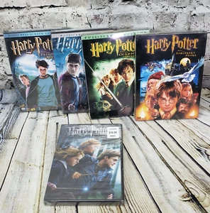 Harry Potter DVD Movie Lot: 5 DVDs - Sorcerer's Stone, Prisoner of Azkaban - NEW - Picture 1 of 11