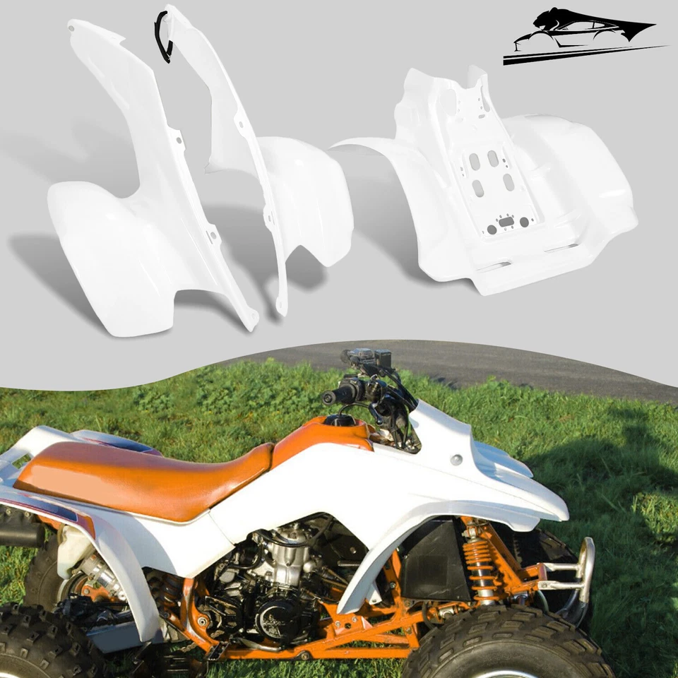 Kit guardabarros delantero y trasero de plástico para Honda FourTrax 250 TRX250R 1986-1989 Foto 1 de 4