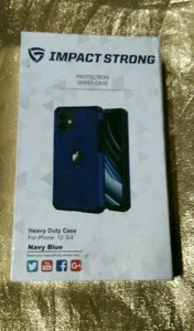 Impact Strong Heavy Duty Protection Case for iPhone 12 5.4” Navy New Sealed - Photo 1 sur 2