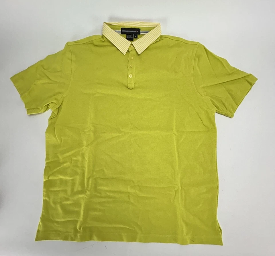 Camisa polo International Laundry para hombre manga corta verde lima mediana Foto 1 de 4