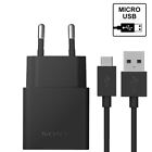 Genuine Sony Ep800 Eu Mains Charger & Usb Cable For Sony Xperia Mobiles