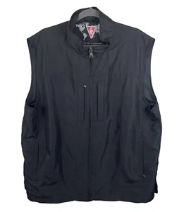 ScotteVest Vest Mens XL Black Tech Utility Full Zip Pockets Travel Keys Gorpcore - Picture 1 of 18