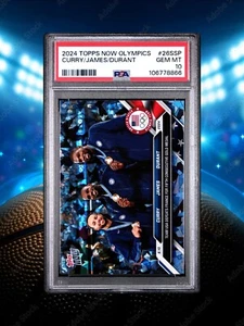 2024 Topps Now Curry / James / Durant Cracked Ice #26SSP PSA 10 GEM MINT - Bild 1 von 2