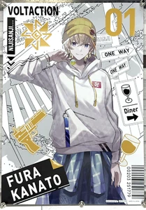 Voltaction: Nijisanji, Fura Kanato, 01, A3, Taito Corp, Paper Promo Poster IN UK - Picture 1 of 4