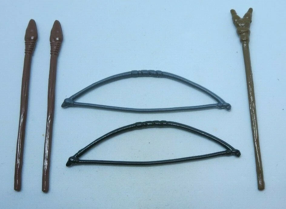 Lote de 5 REPRO Ewok Paploo Warok Romba Wicket Lumat Lanza Arco Arma Star Wars Foto 1 de 1