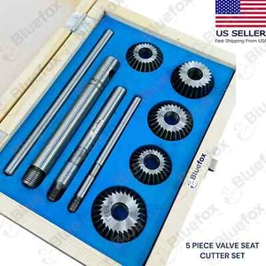 Valve Seat And Face Cutter Set 5 Pcs Automotive Industry Leader BLUEFOX TOOLS - Picture 1 of 3