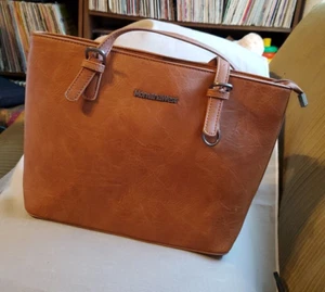 Montana West braune Leder Hobo Handtasche - verstellbare Riemen, mehrere Taschen - Bild 1 von 13