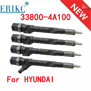 4PCS New Diesel Fuel Injector Nozzle 33800-4A100 for BOSCH Kia Sorento 2.5 CRDI - Foto 1 di 4