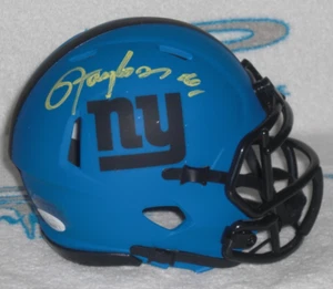 LAWRENCE TAYLOR FIRMATO NEW YORK GIANTS RAVE ALT. MINI CASCO - J.S.A. Certificato - Foto 1 di 4