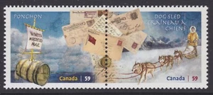 Canada 2011 #2469 Methods of Mail Delivery - MNH se-tenant pair - Picture 1 of 3