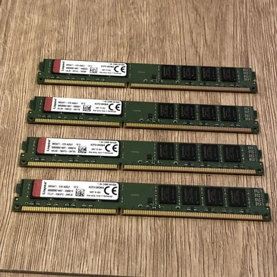 Lote de 4 Kingston KCP313ND8/8 2x8GB DDR3-1333 Memoria RAM de Escritorio de Bajo Perfil Foto 1 de 4