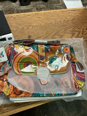 Kalencom New Orleans Laminated Buckle Diaper Bag - Image 1 of 3