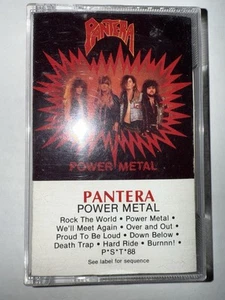 Pantera Power Metal Rare Cassette Pre Owned - Picture 1 of 6