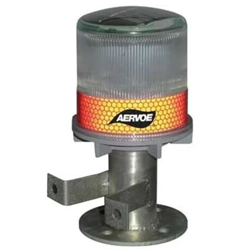 Aervoe 1198 Solar Strobe/Signal Light - Yellow