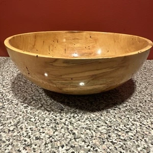 Maple? Turned Wood Bowl SH6 - Picture 1 of 8