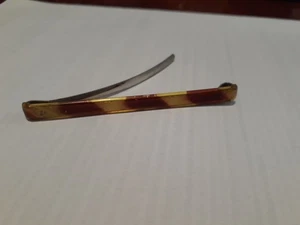Vintage Goody Stay Tight Barrette Tortoise Clasp 3" Made In USA - Picture 1 of 6