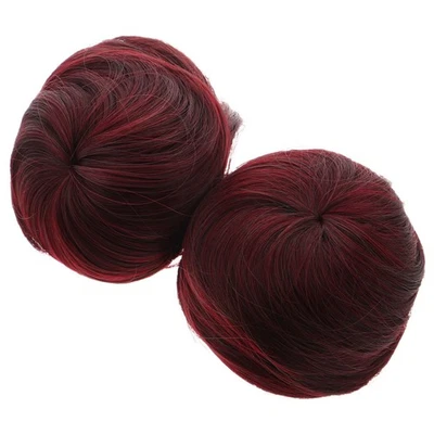  2 Pcs Chignon Per Capelli Estensione Dei Coda Di Cavallo Estensioni - Immagine 1 di 4