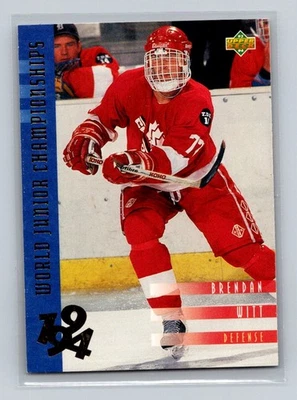 1993-94 Upper Deck #544 Brendan Witt RC Canada - Image 1 of 2
