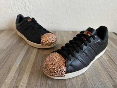 Adidas Originals Superstar Rose Gold 80s 3D METAL Shell Toe S76535 - Image 1 of 4