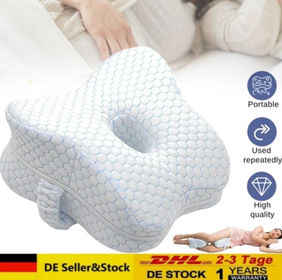Orthopädisches Kniekissen Schlaf Beinkissen für Seitenschläfer Schwangerschaft+ - Bild 1 von 4