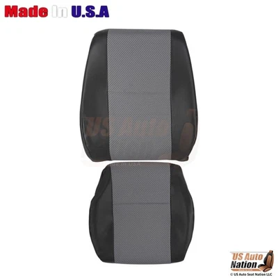 13-18 适用于梅赛德斯-奔驰 Sprinter 乙烯基/Cloth 司机侧座套黑色/灰色 — 第 1/4 张图片