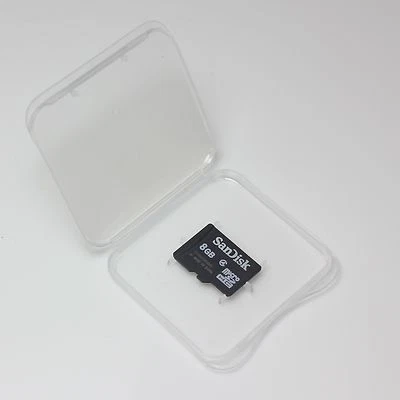 10-Pack MicroSD Card Protective Case Plastic Holder for TF Cards Storage Cases - Image 1 of 3