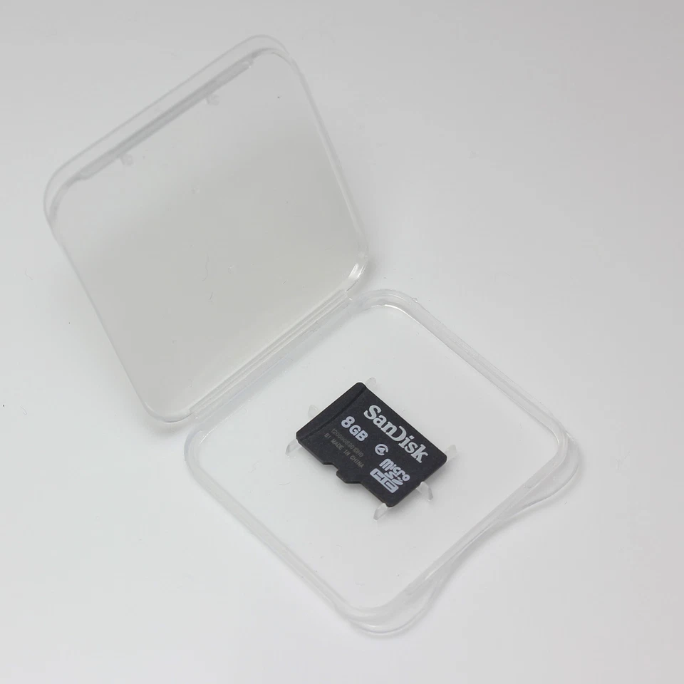100 X TF MicroSD Card Protective Plastic Case Holder, Jewel Cases Wholesale - Image 1 of 3