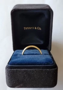 Tiffany & Co. 18K Yellow Gold Wedding Band 3mm Size 9.50 with Original Box - Picture 1 of 6