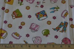NUEVO DIVERTIDO Y FUNKY * CARTERAS Y ZAPATOS * DECORACIÓN DEL HOGAR * TELA ~ 1-1/2 YARDAS X 50" - Imagen 1 de 1